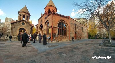  کلیسای زورآوور آستواتساتسین مقدس شهر ارمنستان کشور ایروان
