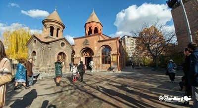  کلیسای زورآوور آستواتساتسین مقدس شهر ارمنستان کشور ایروان