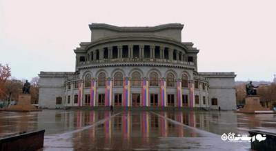 سرگرمی تالار اپرای ایروان شهر ارمنستان کشور ایروان
