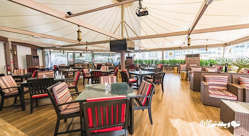 نمای رستوران غذای عربی مشربیه