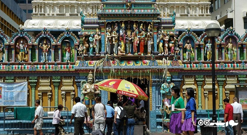  معبد سری کریشنان شهر سنگاپور کشور سنگاپور