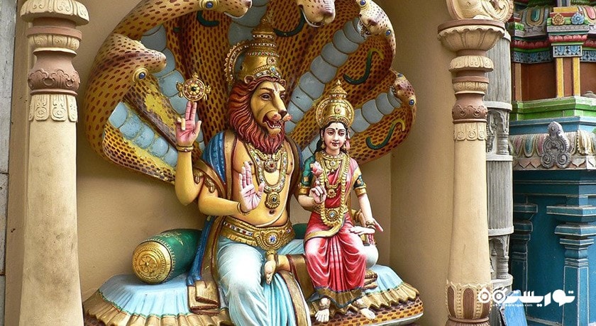  معبد سری کریشنان شهر سنگاپور کشور سنگاپور