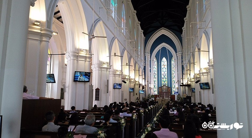  کلیسای جامع سنت اندرو شهر سنگاپور کشور سنگاپور