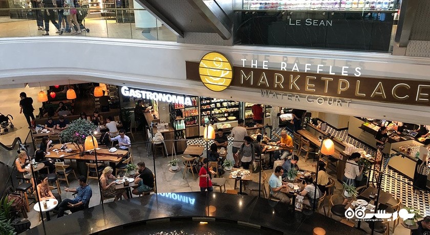 مرکز خرید مرکز خرید رافلز سیتی شهر سنگاپور کشور سنگاپور