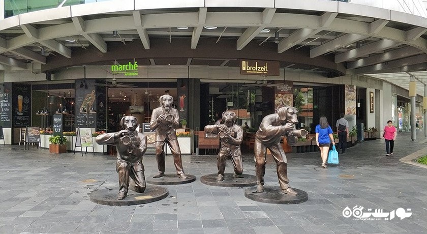 مرکز خرید مرکز خرید رافلز سیتی شهر سنگاپور کشور سنگاپور