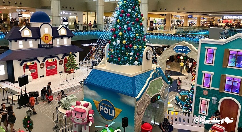 مرکز خرید مرکز خرید مارینا اسکوئر شهر سنگاپور کشور سنگاپور