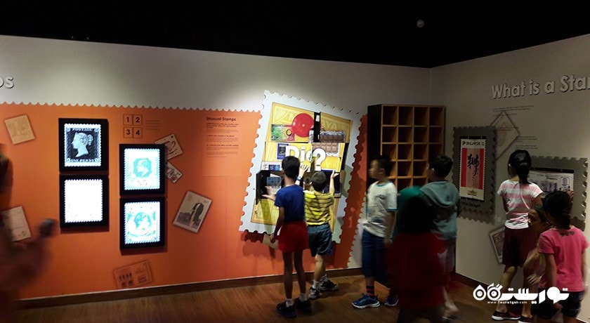  موزه تمبر شناسی سنگاپور شهر سنگاپور کشور سنگاپور