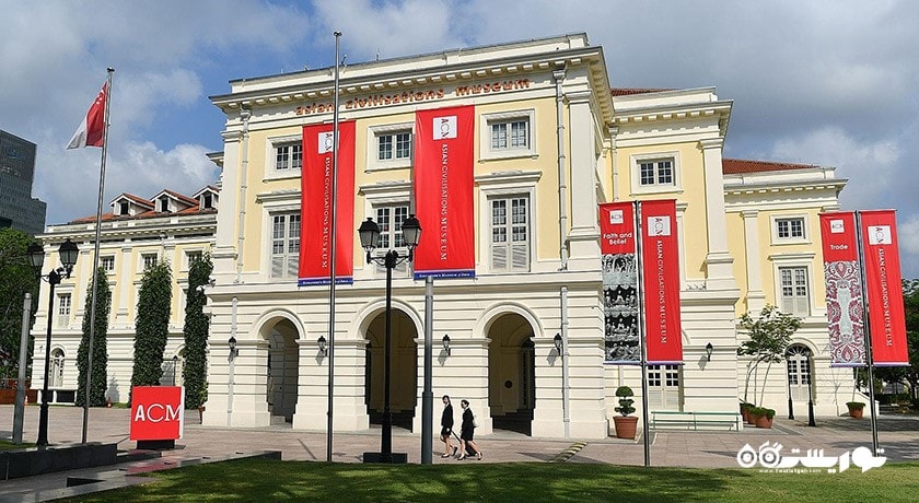  موزه تمدن های آسیایی شهر سنگاپور کشور سنگاپور