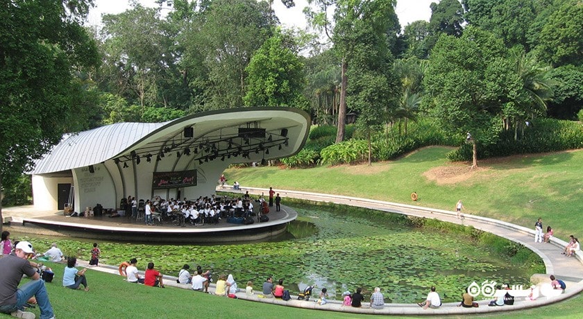 سرگرمی باغ های گیاه شناسی سنگاپور شهر سنگاپور کشور سنگاپور