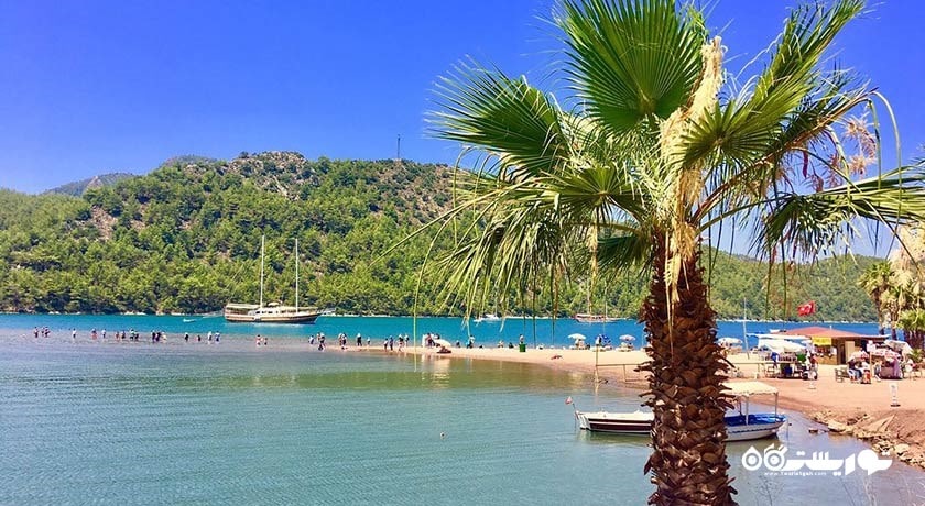 سرگرمی ساحل مارماریس شهر ترکیه کشور مارماریس