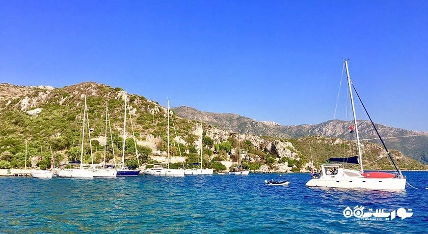 سرگرمی ساحل مارماریس شهر ترکیه کشور مارماریس