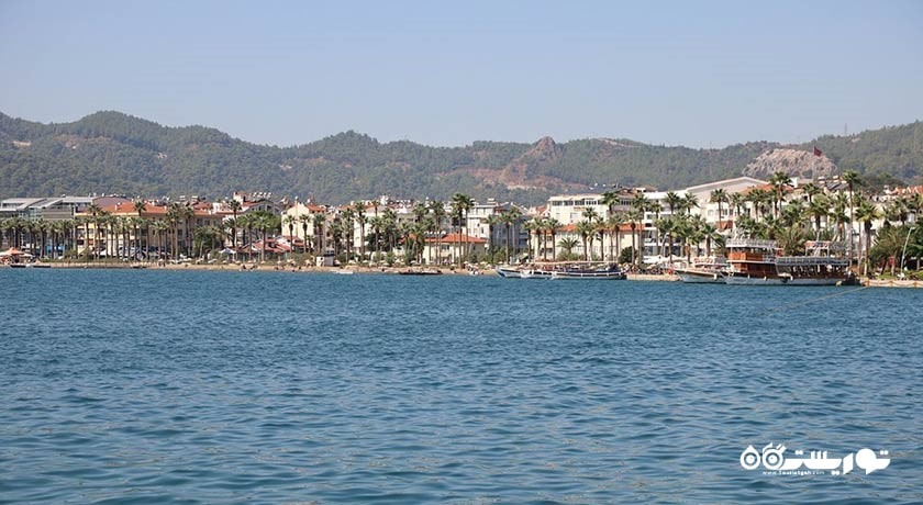 سرگرمی ساحل مارماریس شهر ترکیه کشور مارماریس