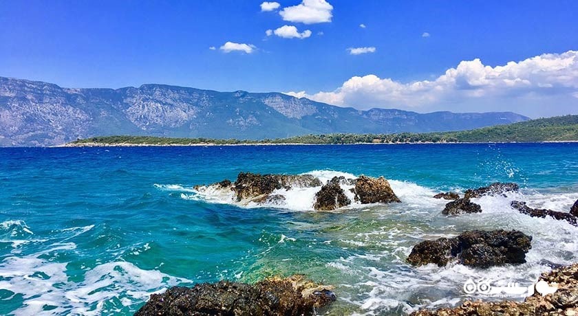 سرگرمی ساحل مارماریس شهر ترکیه کشور مارماریس