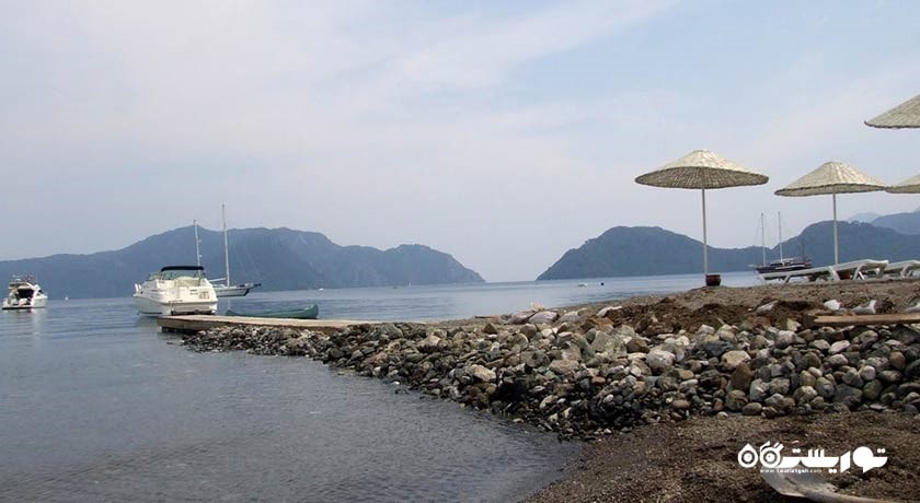 سرگرمی ساحل مارماریس شهر ترکیه کشور مارماریس