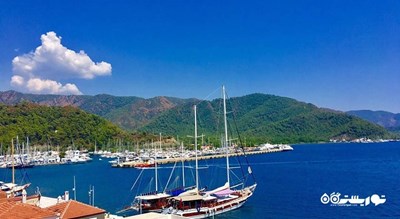 سرگرمی ساحل مارماریس شهر ترکیه کشور مارماریس