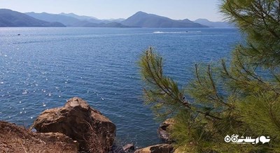 سرگرمی ساحل مارماریس شهر ترکیه کشور مارماریس