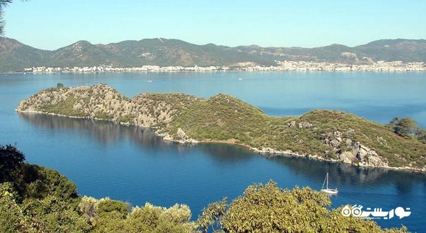 سرگرمی ساحل جزیره جنت (بهشت) شهر ترکیه کشور مارماریس