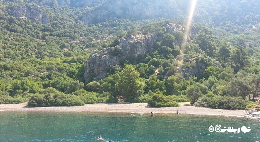 سرگرمی ساحل جزیره جنت (بهشت) شهر ترکیه کشور مارماریس