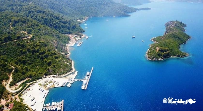 سرگرمی ساحل جزیره جنت (بهشت) شهر ترکیه کشور مارماریس