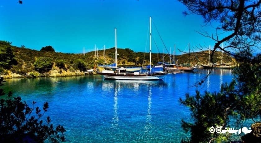 سرگرمی ساحل جزیره جنت (بهشت) شهر ترکیه کشور مارماریس