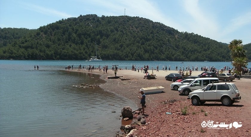 سرگرمی ساحل کیزکومو شهر ترکیه کشور مارماریس