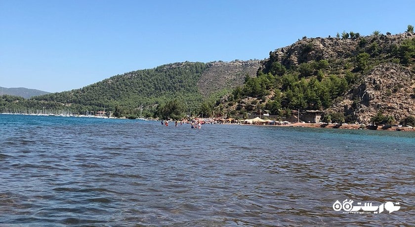 سرگرمی ساحل کیزکومو شهر ترکیه کشور مارماریس