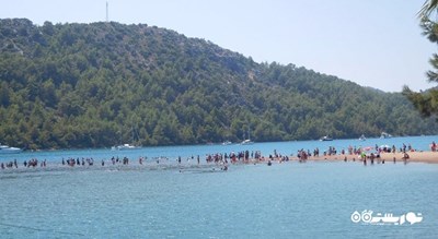 سرگرمی ساحل کیزکومو شهر ترکیه کشور مارماریس