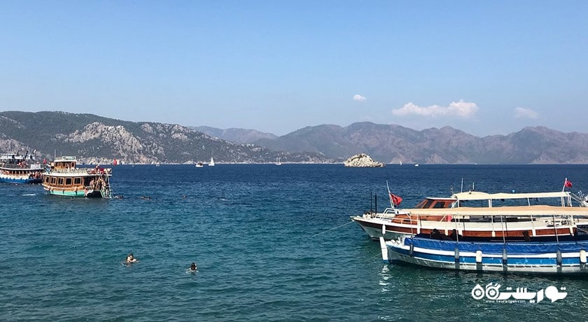 سرگرمی ساحل آموس شهر ترکیه کشور مارماریس