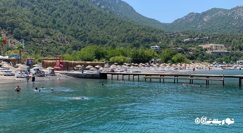 سرگرمی ساحل آموس شهر ترکیه کشور مارماریس