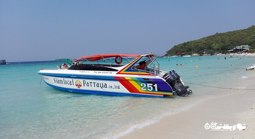 سرگرمی ساحل تیئن شهر تایلند کشور پاتایا