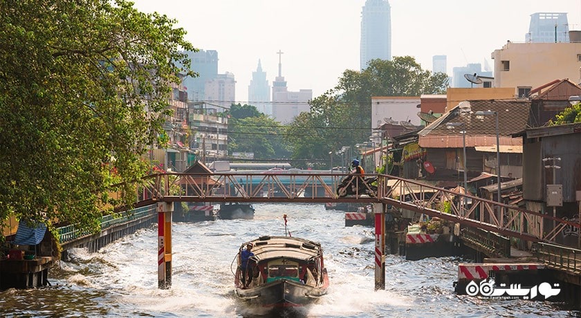  کانال های تانبوری شهر تایلند کشور بانکوک