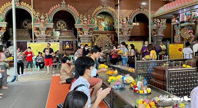  معبد سری ماها ماریامان شهر تایلند کشور بانکوک