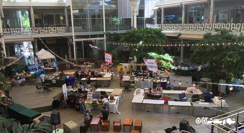 مرکز خرید مرکز خرید کی ویلج شهر تایلند کشور بانکوک