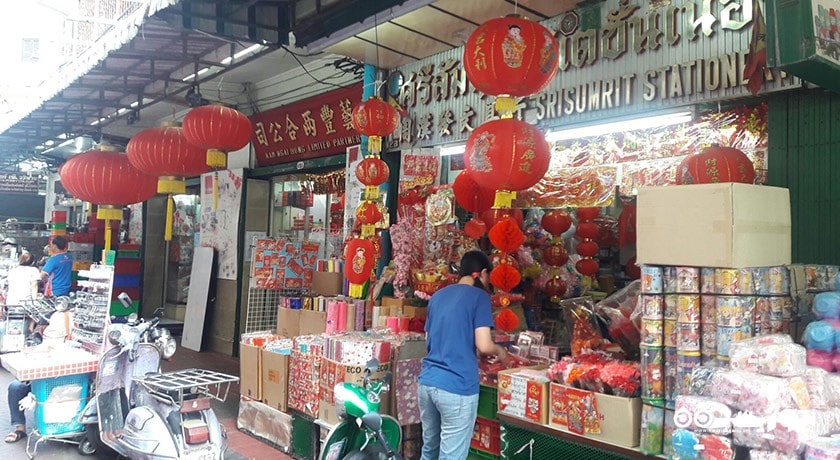 مرکز خرید بازار سامپنگ لین شهر تایلند کشور بانکوک