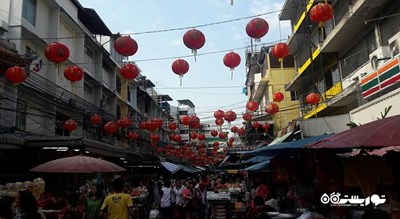 مرکز خرید بازار سامپنگ لین شهر تایلند کشور بانکوک