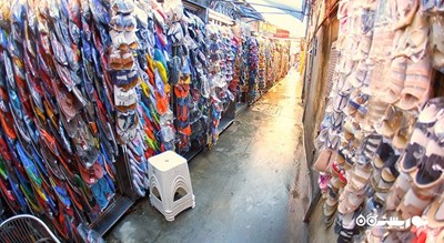 مرکز خرید بازار سامپنگ لین شهر تایلند کشور بانکوک