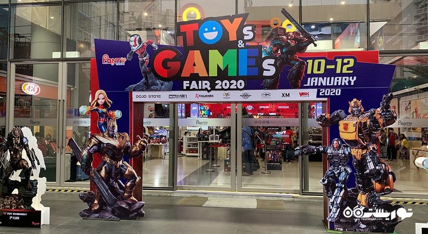 مرکز خرید مرکز خرید پانتیپ پلازا شهر تایلند کشور بانکوک