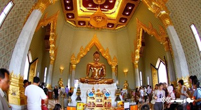  معبد تریمیت شهر تایلند کشور بانکوک