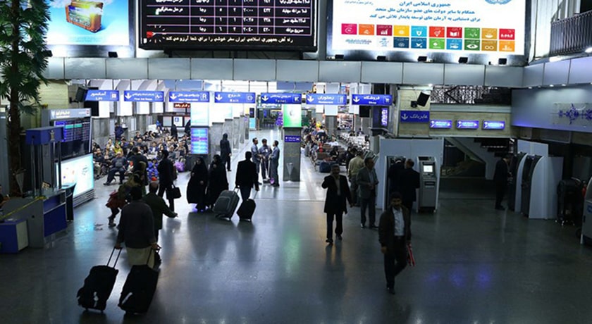  ایستگاه و میدان راه آهن شهرستان تهران استان تهران