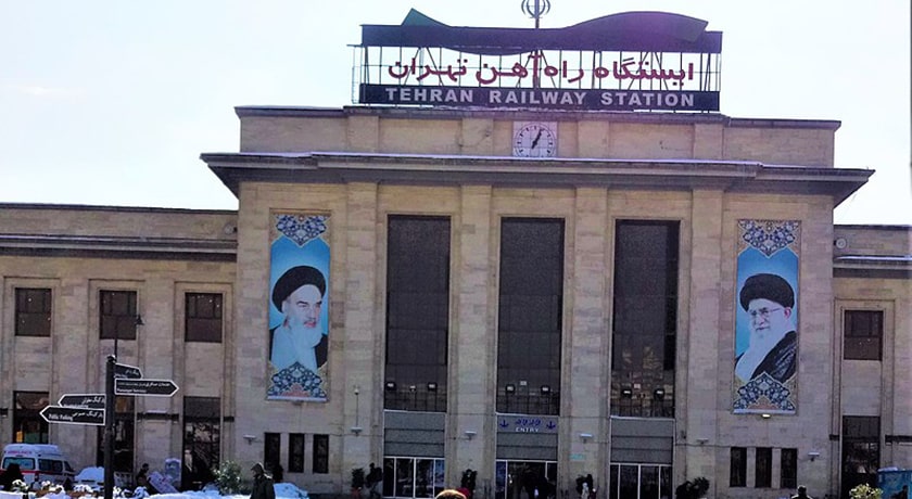  ایستگاه و میدان راه آهن شهرستان تهران استان تهران