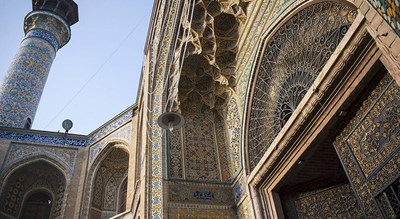 مسجد و مدرسه مشیر السلطنه (مسجد ساعت یا مسجد الاقصی) -  شهر تهران
