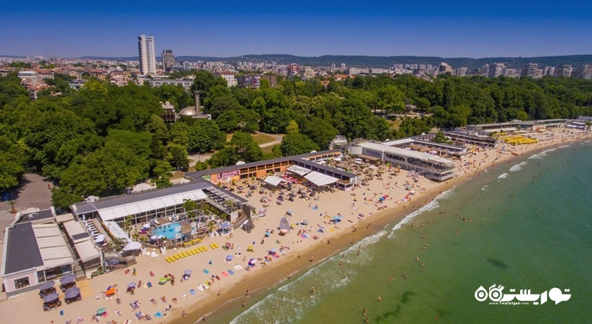 سرگرمی ساحل مرکزی، کوچه ساحلی شهر بلغارستان کشور وارنا