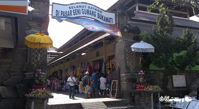 مرکز خرید بازار هنر گووانگ شهر اندونزی کشور بالی