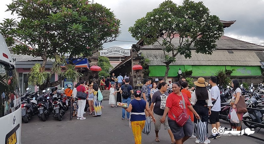 مرکز خرید بازار هنر گووانگ شهر اندونزی کشور بالی