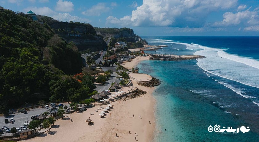 سرگرمی ساحل ملاستی شهر اندونزی کشور بالی