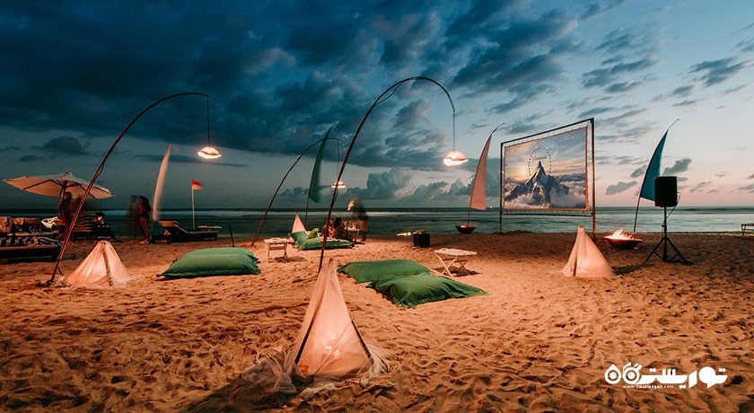 سرگرمی ساحل کارما شهر اندونزی کشور بالی