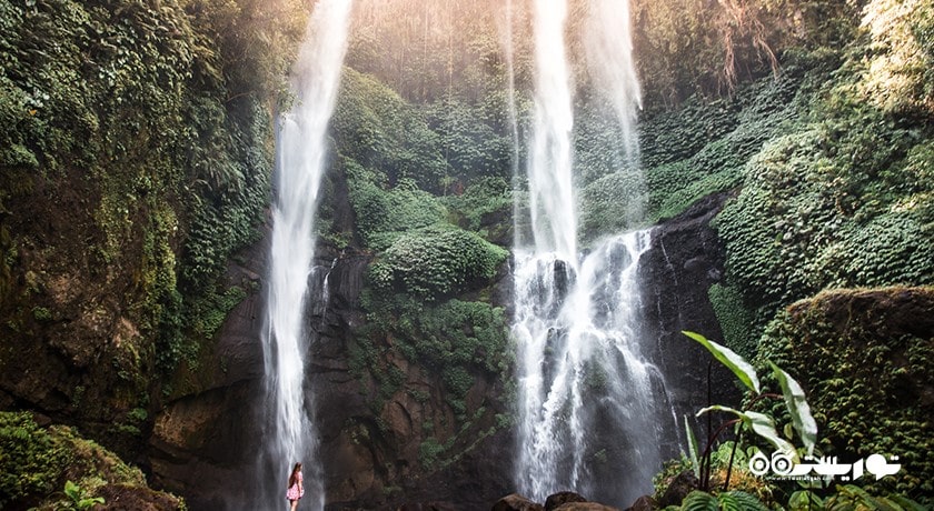  آبشار سکومپول شهر اندونزی کشور بالی
