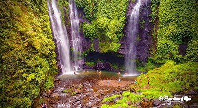  آبشار سکومپول شهر اندونزی کشور بالی