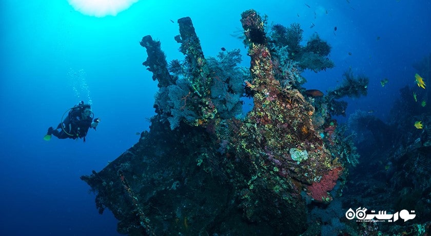 سرگرمی غواصی در بالی شهر اندونزی کشور بالی