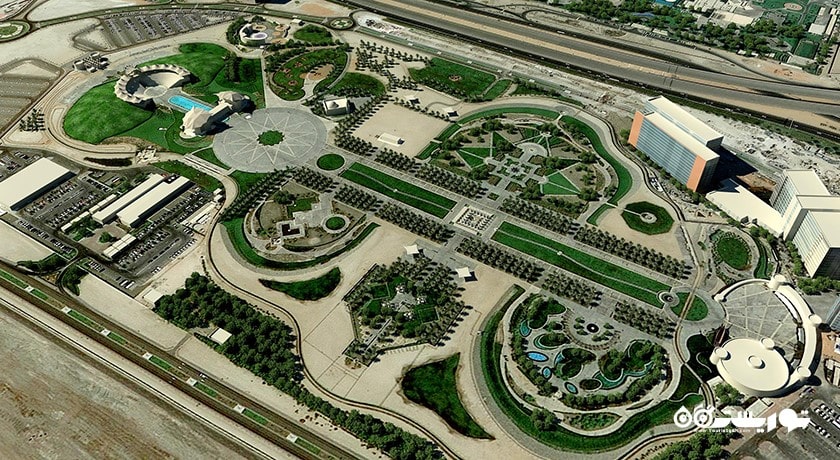  پارک خلیفه شهر امارات متحده عربی کشور ابوظبی